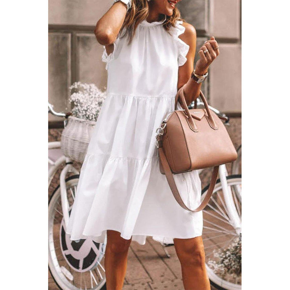 Casual Sleeveless Pullover Dress