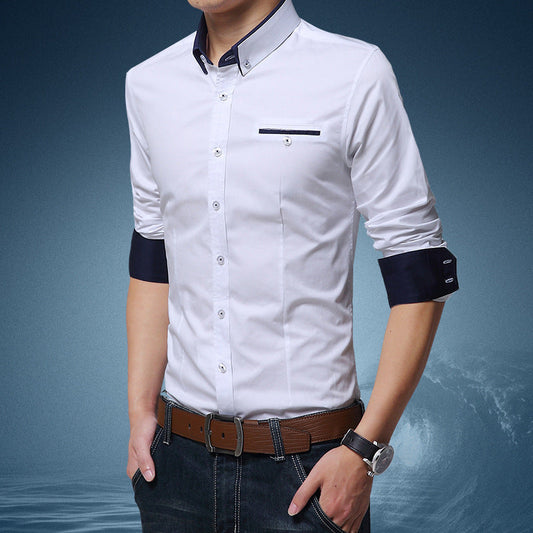 Slim Thin Business Long Sleeve Shirt