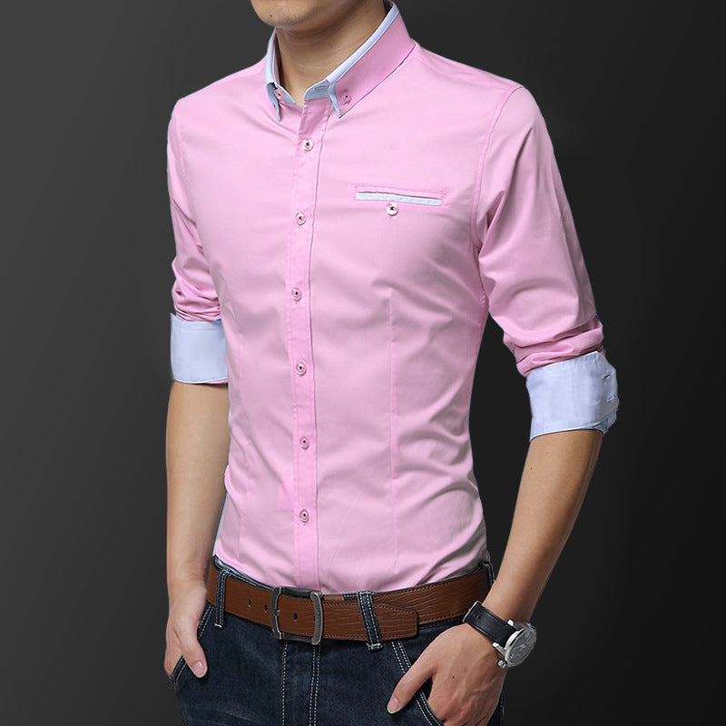 Slim Thin Business Long Sleeve Shirt