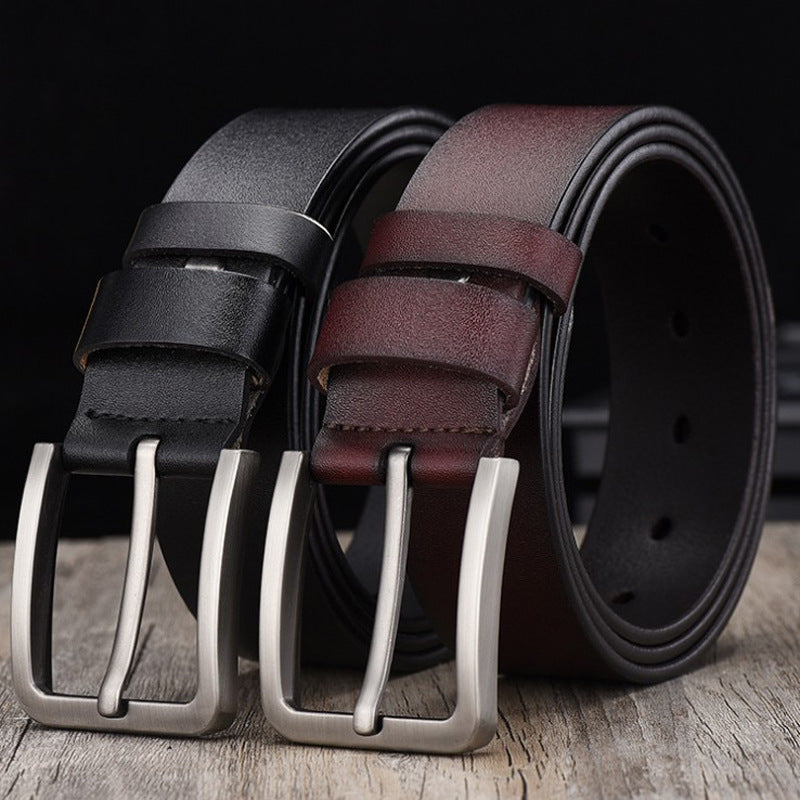 Vintage Cowskin Pin Buckle Belt