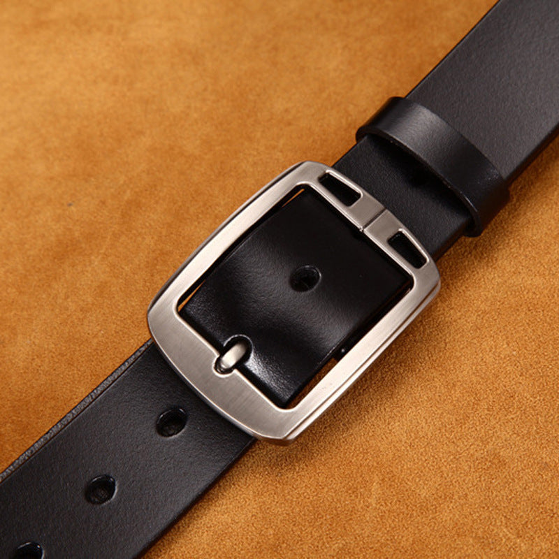 Vintage Cowskin Pin Buckle Belt