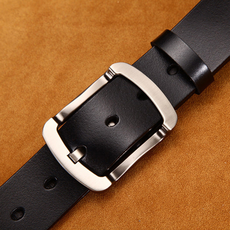 Vintage Cowskin Pin Buckle Belt