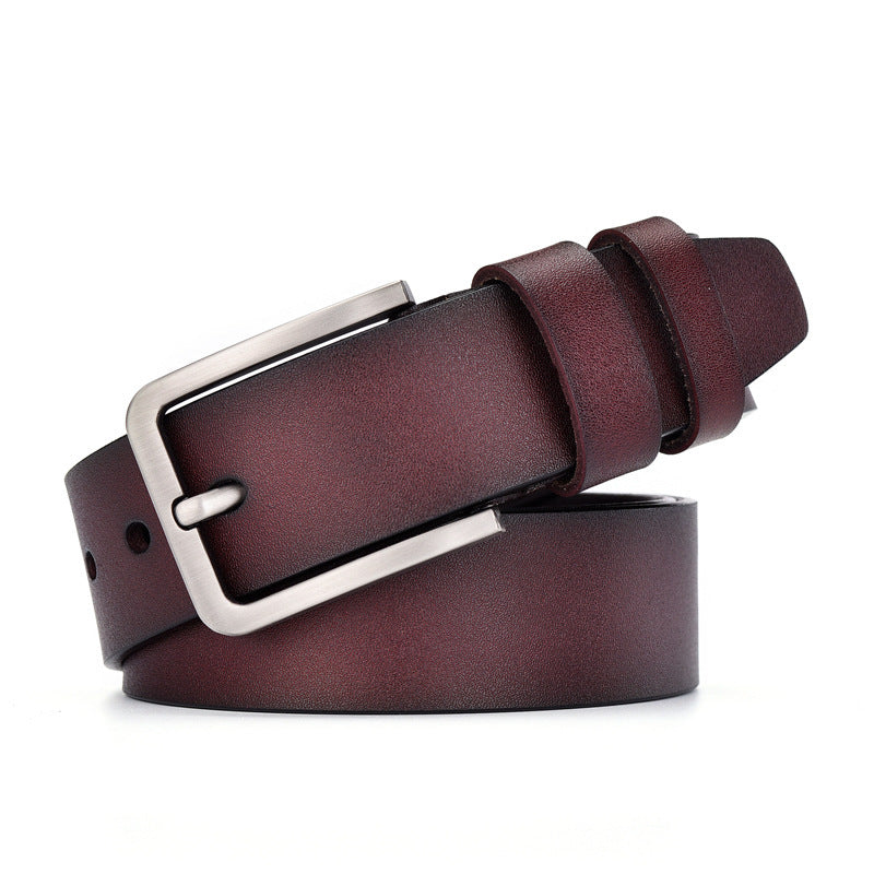 Vintage Cowskin Pin Buckle Belt