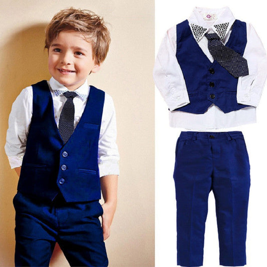 Boys' Casual Vest Suits