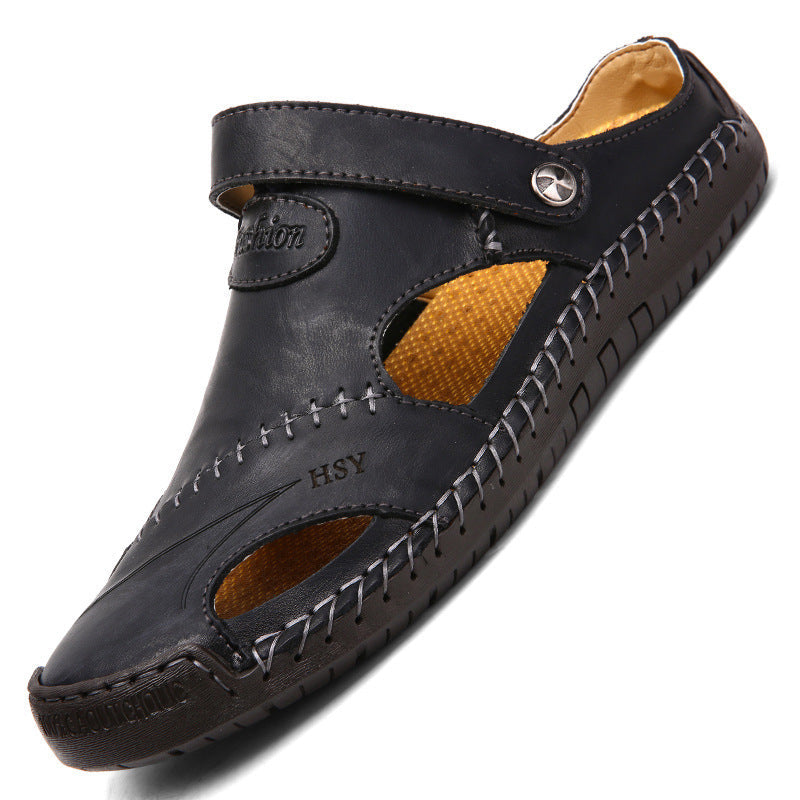 Men's Summer Closed-Toe Adjustable Sandals