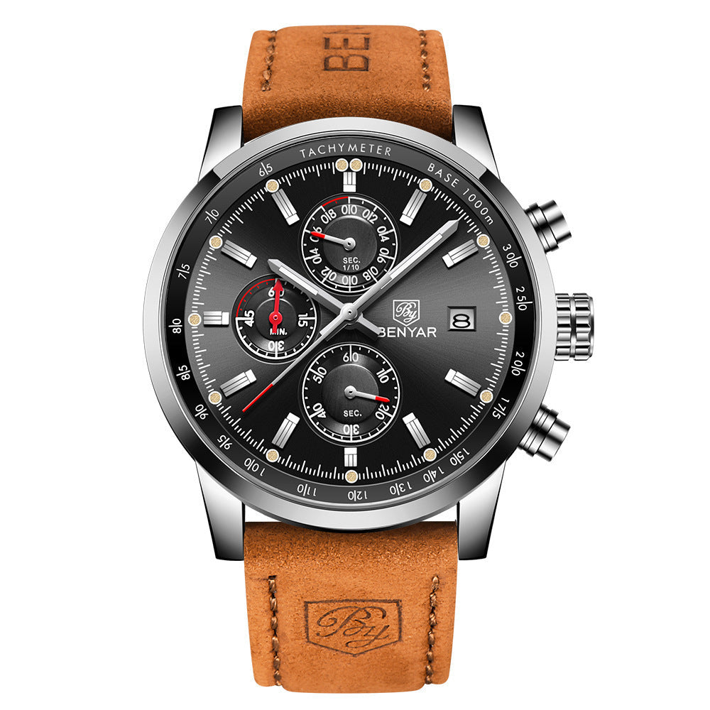 Men’s Luxury Quartz Leather Business Watch