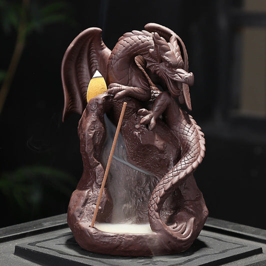 Dragon Flowing Water Incense Burner