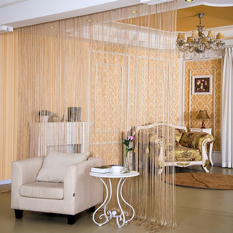 Silver Thread Door & Window Curtain