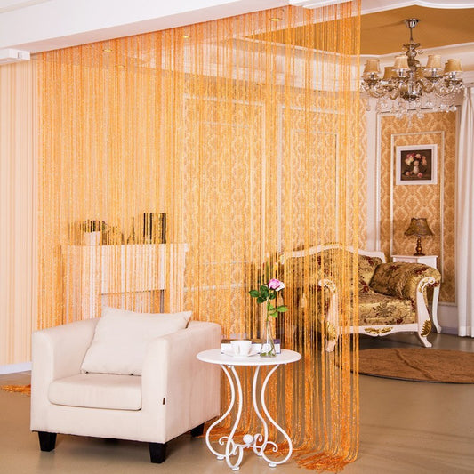 Silver Thread Door & Window Curtain