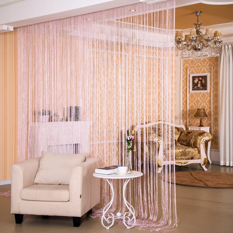 Silver Thread Door & Window Curtain