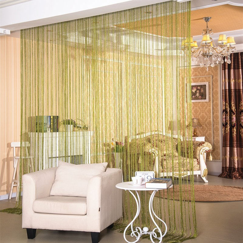Silver Thread Door & Window Curtain