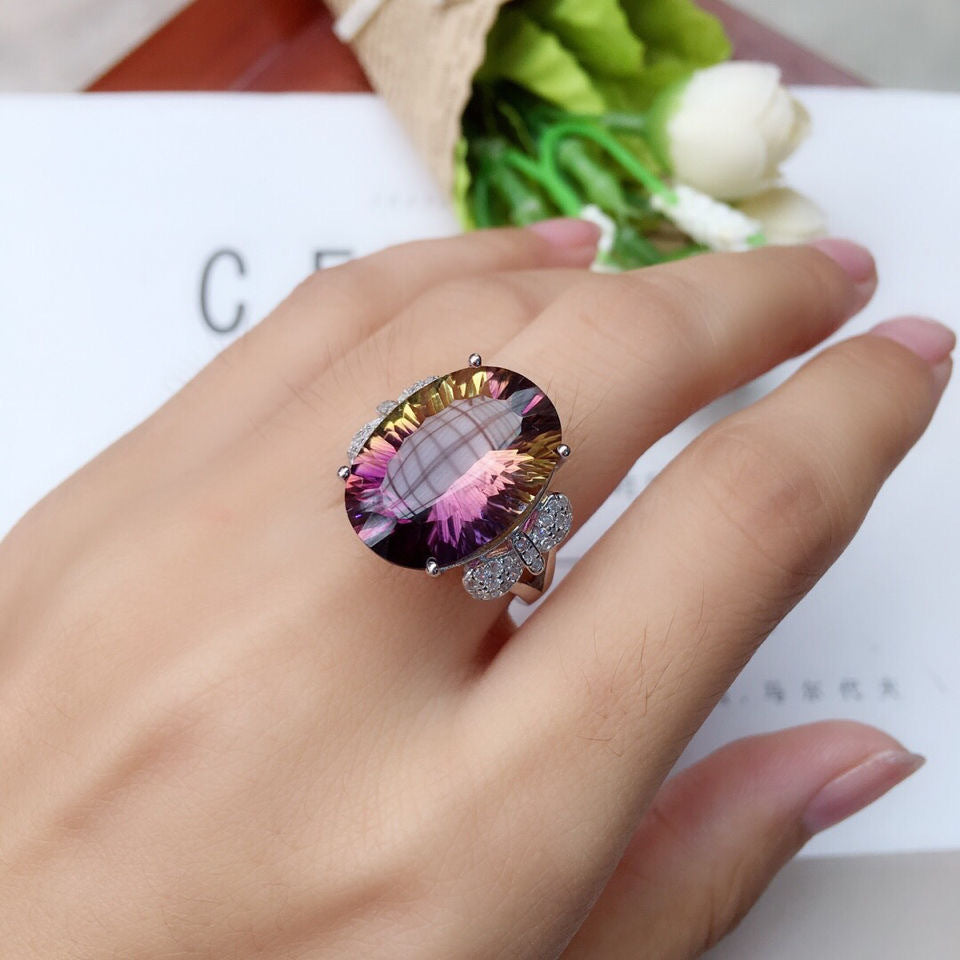 Fashion Ametrine Ladies Ring