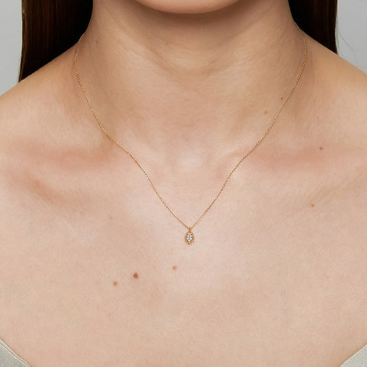 S925 Silver Zirconium Necklace