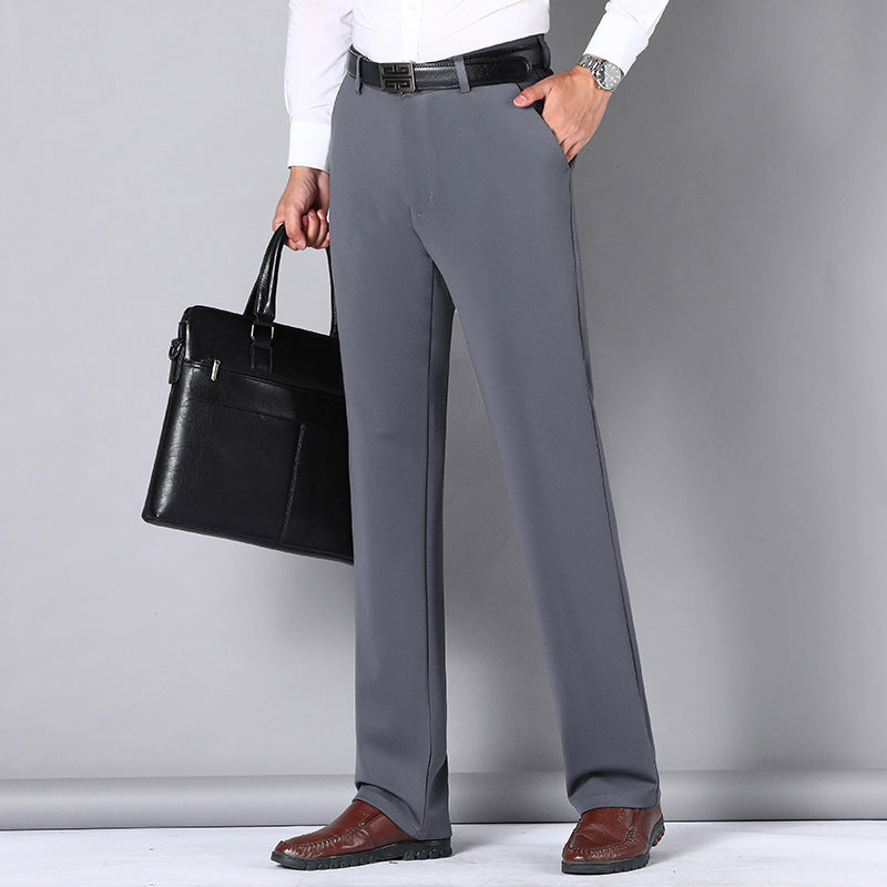 Men's Loose Straight Business Pants