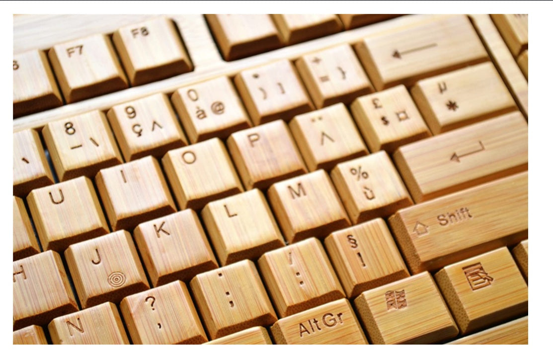 Bamboo Keyboard & Mouse Set