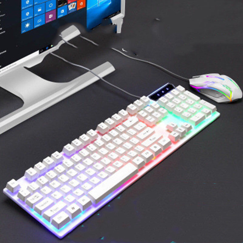 Boseton 8310 USB Wired Backlit Keyboard & Mouse Set.
