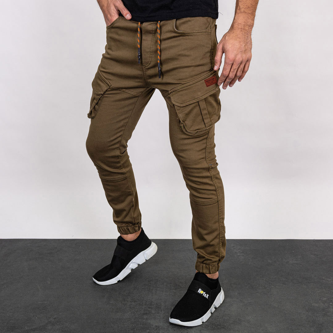New Style Solid Color Men's Casual Trousers