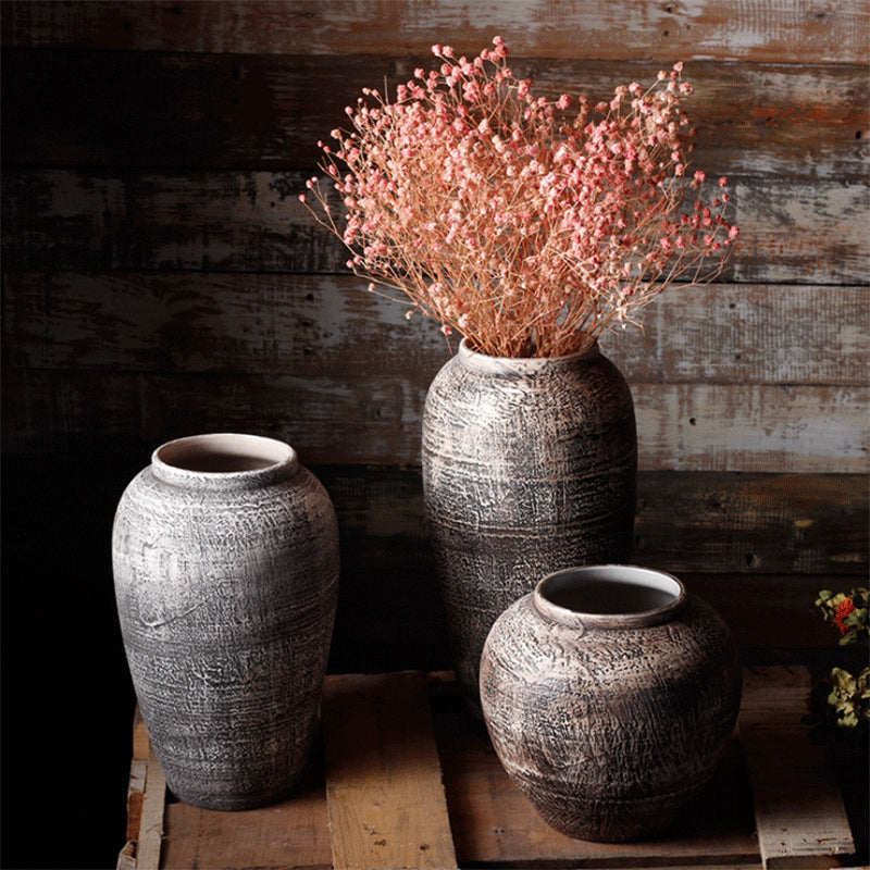 Retro Ceramic Floor Vase