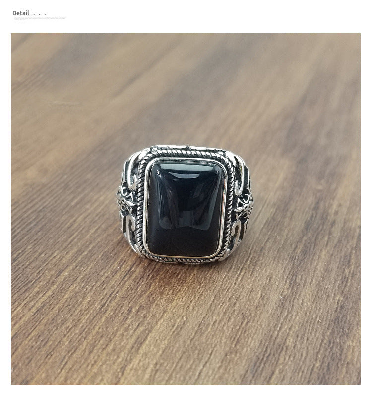 S925 Sterling Silver Men's Ring