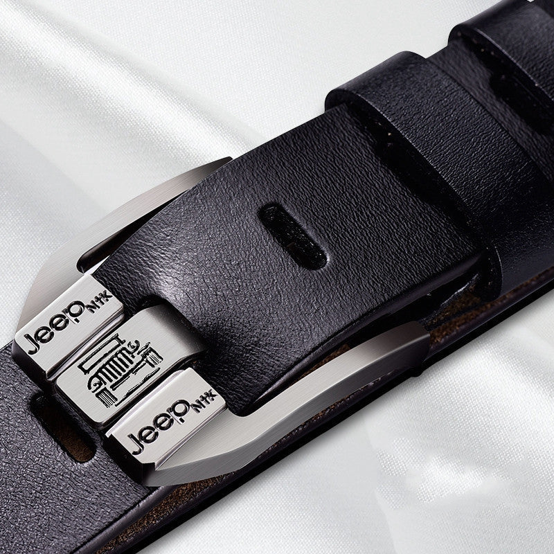 Leather Pin Buckle Casual Belt