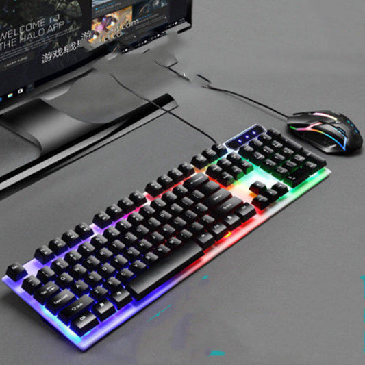 Boseton 8310 USB Wired Backlit Keyboard & Mouse Set.