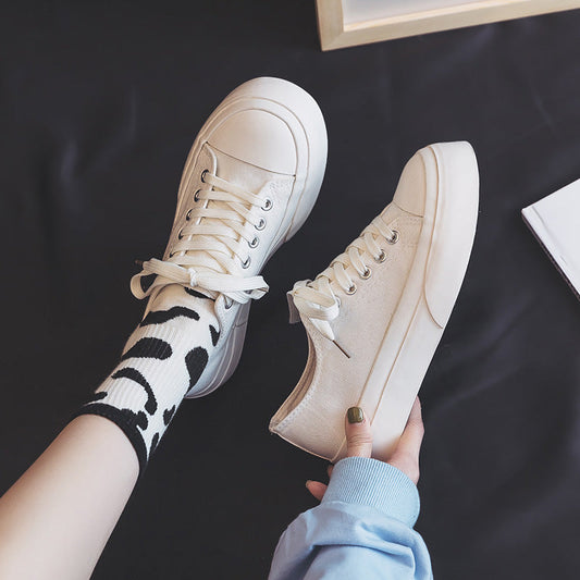 Women’s Low-top Platform Canvas Shoes