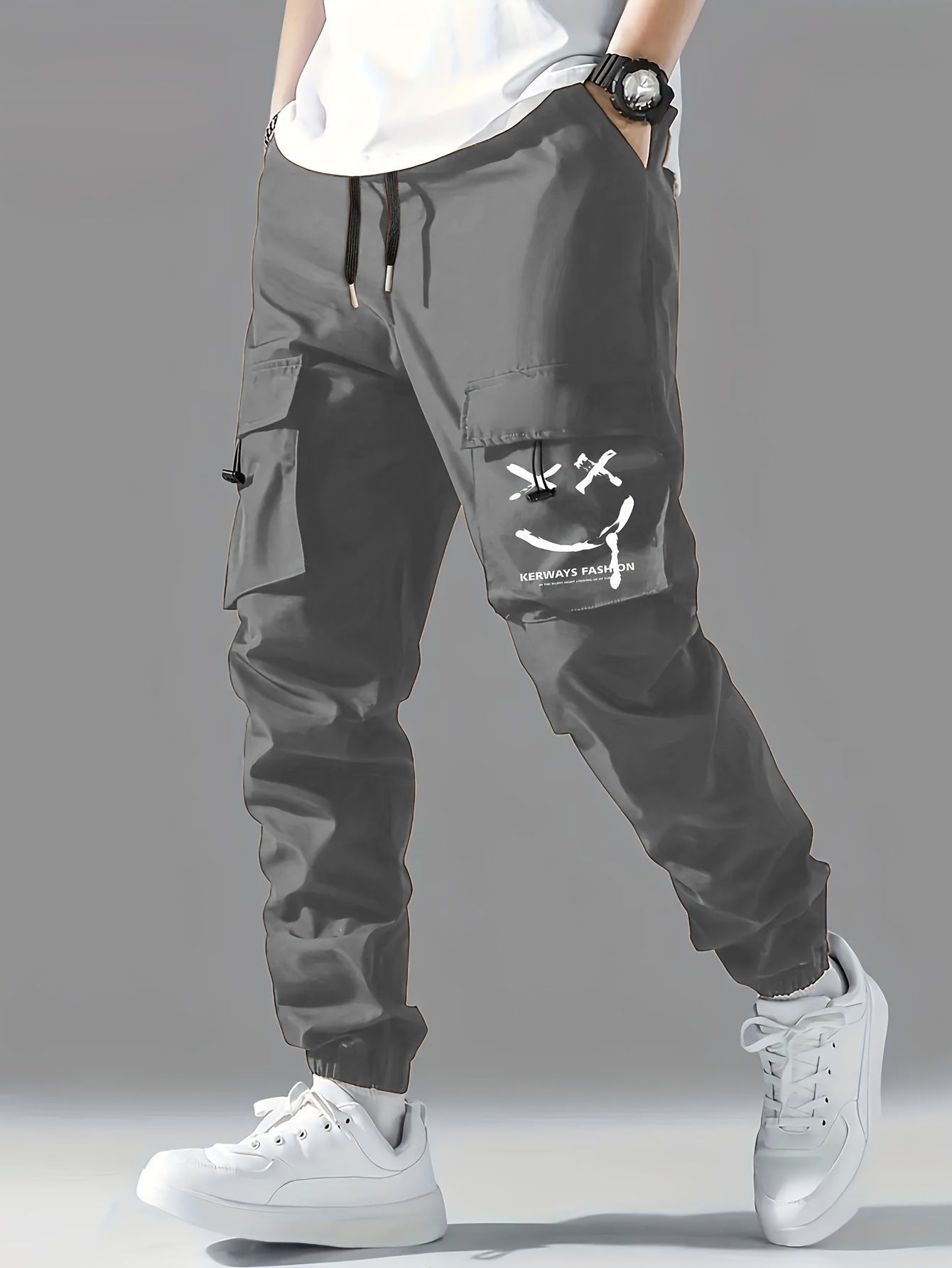 Straight Ankle Tied Wear-resistant Pants