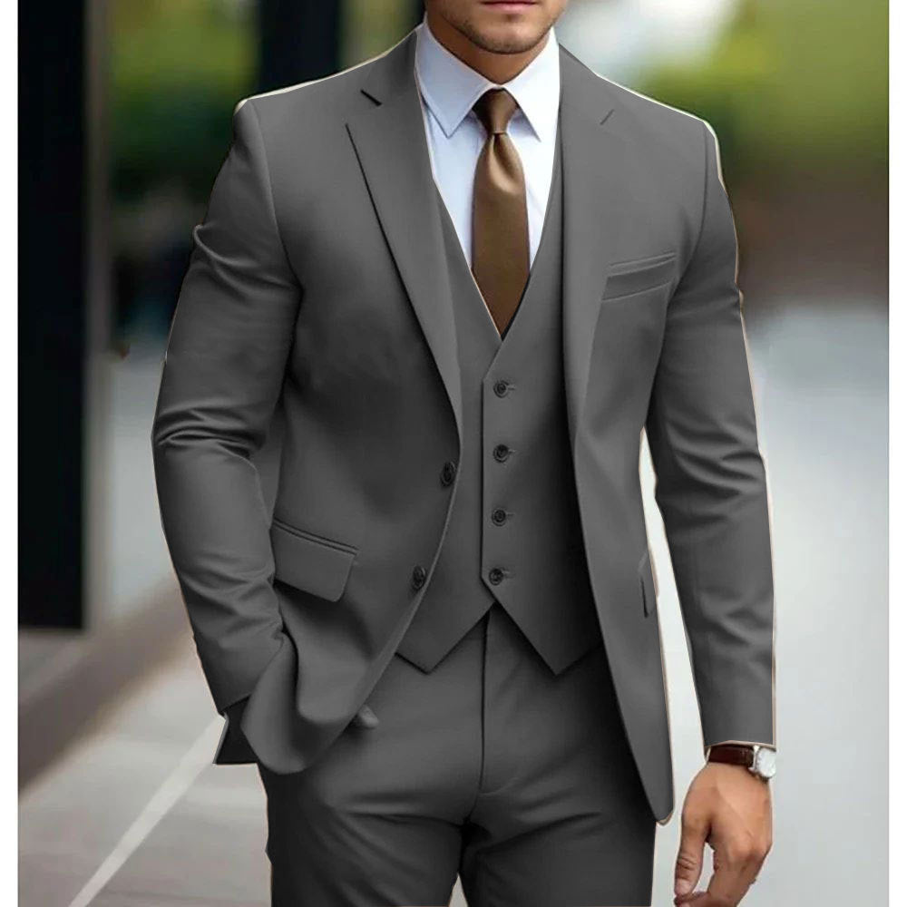 Men’s Wedding Business Three-piece Suit
