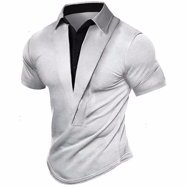 Plus Size Summer Outdoor Retro Shirt