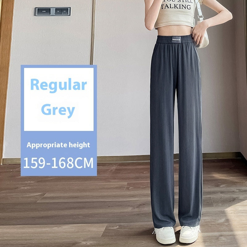 Women's Silk Wide-Leg Pants