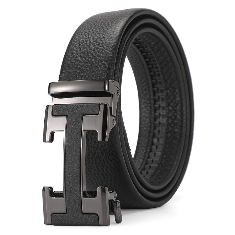 Genuine Leather Automatic Belt