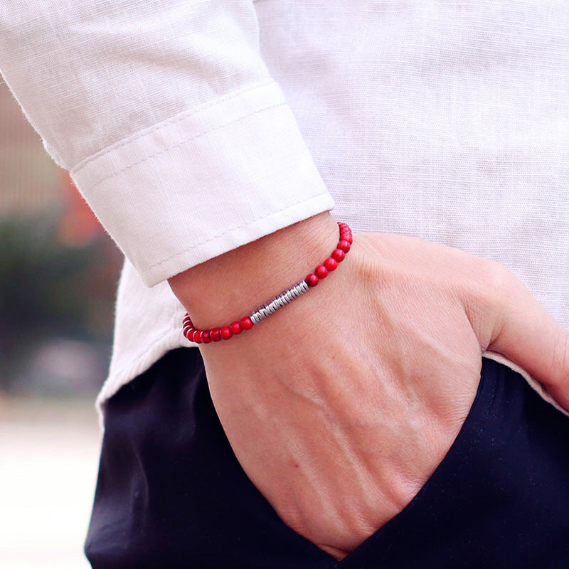 S925 Silver Natural Stone Bracelet