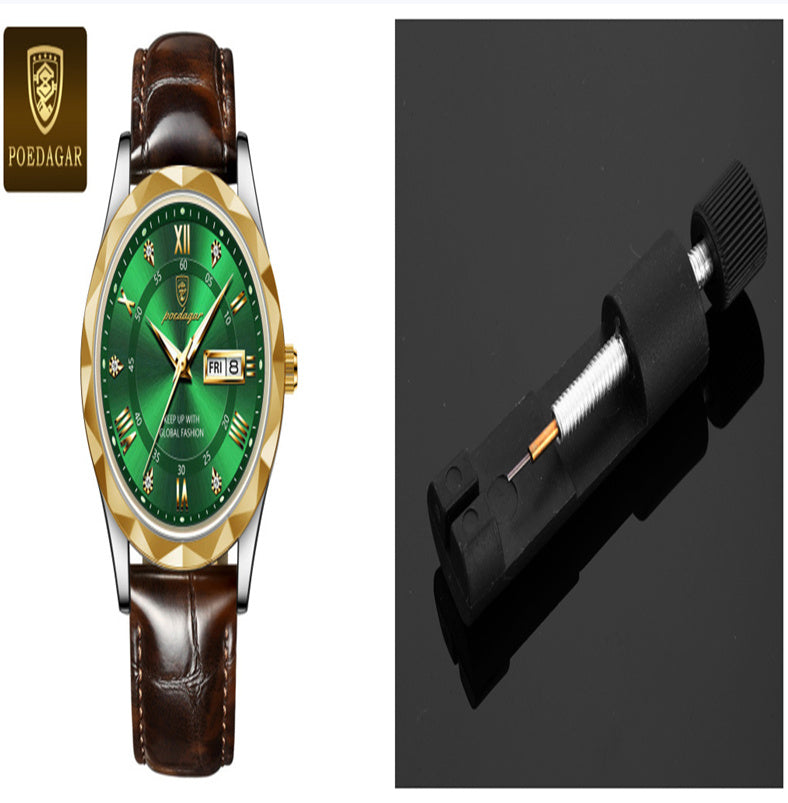 Men's Luxury Leather Quartz Watch