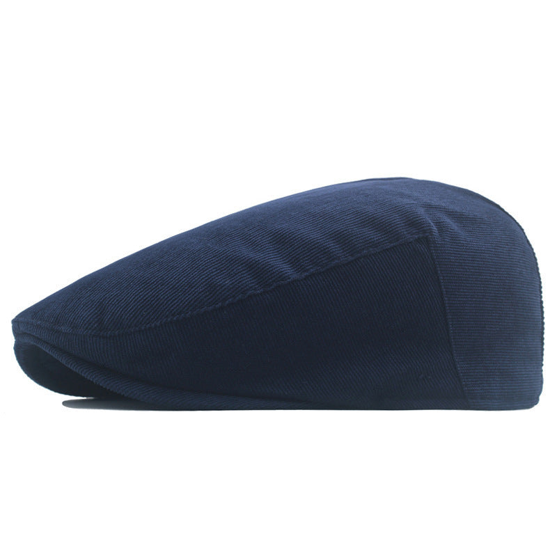 Winter Tweed Newsboy Cap Men Retro Beret