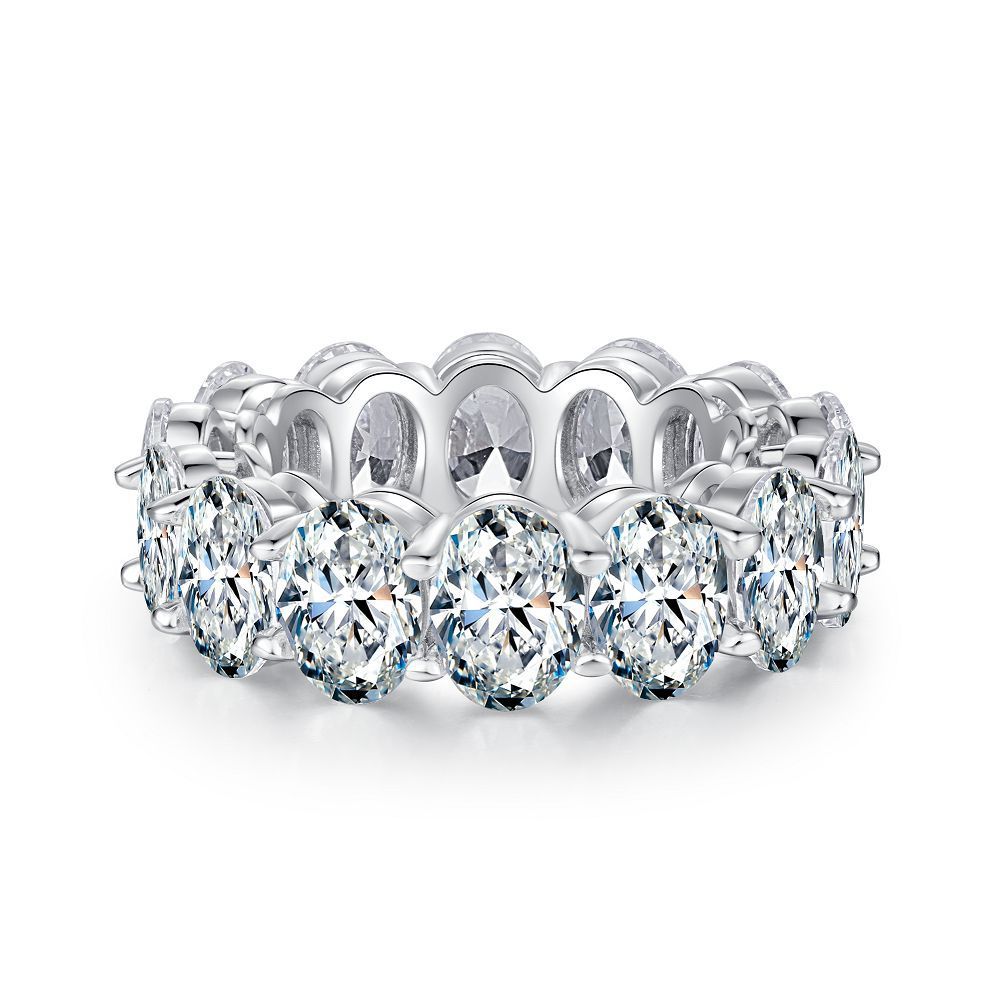 S925 Silver Diamond Ring