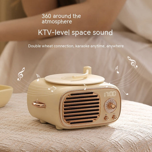 Retro Multi-function Bluetooth Stereo Microphone