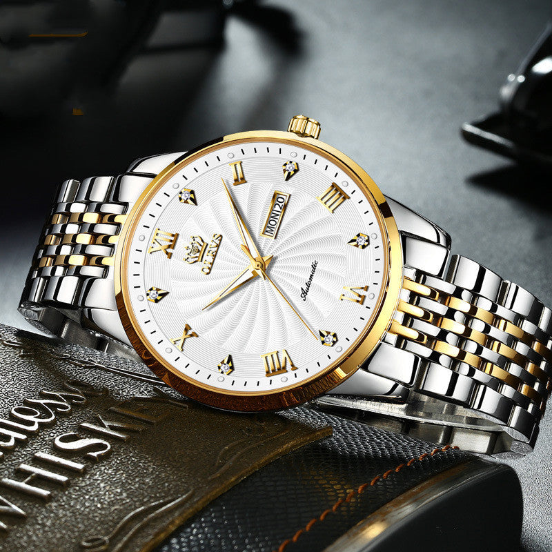 Automatic Mechanical Luminous Diamond Watch