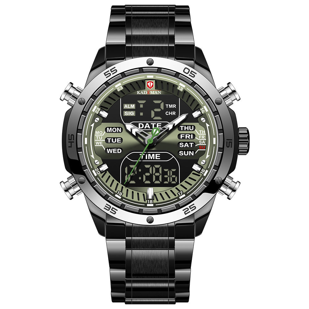 Waterproof Sports Steel Quartz Watch