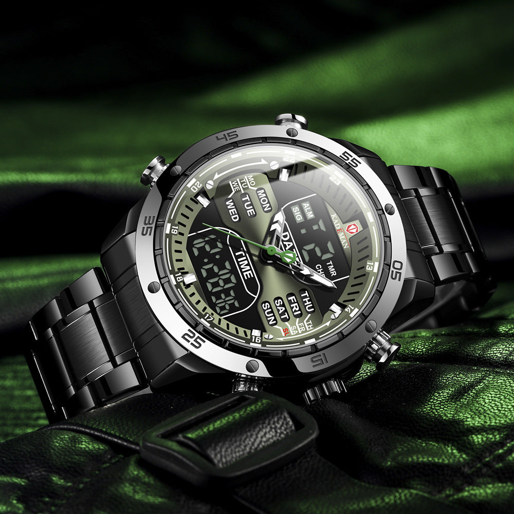 Waterproof Sports Steel Quartz Watch