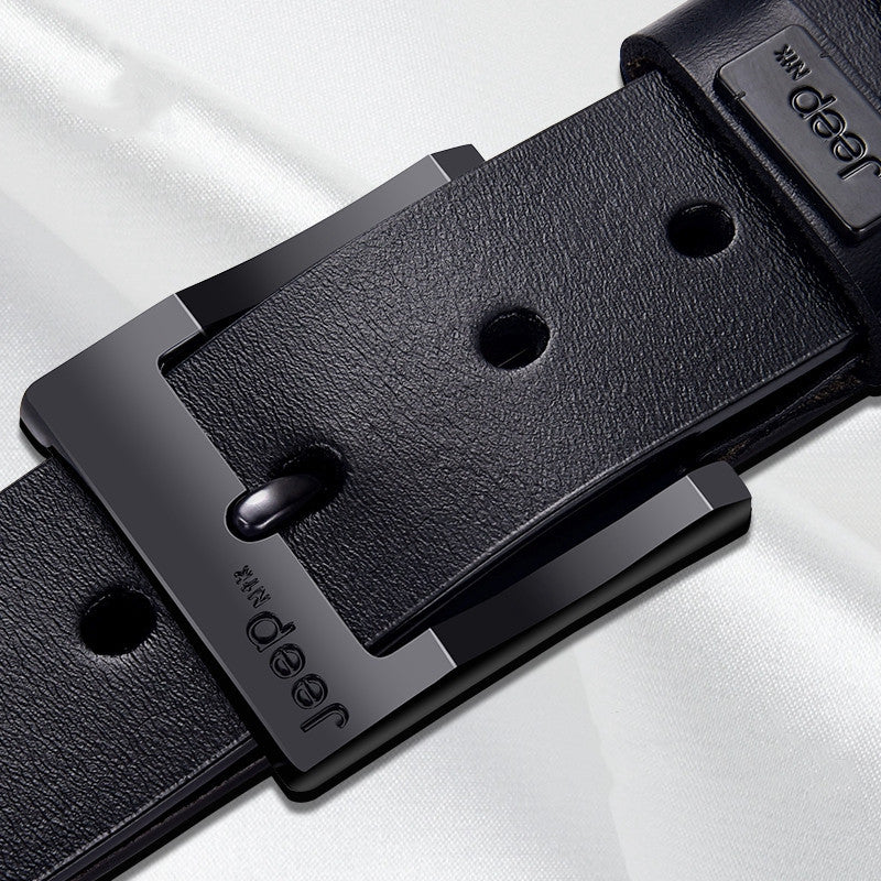 Leather Pin Buckle Casual Belt