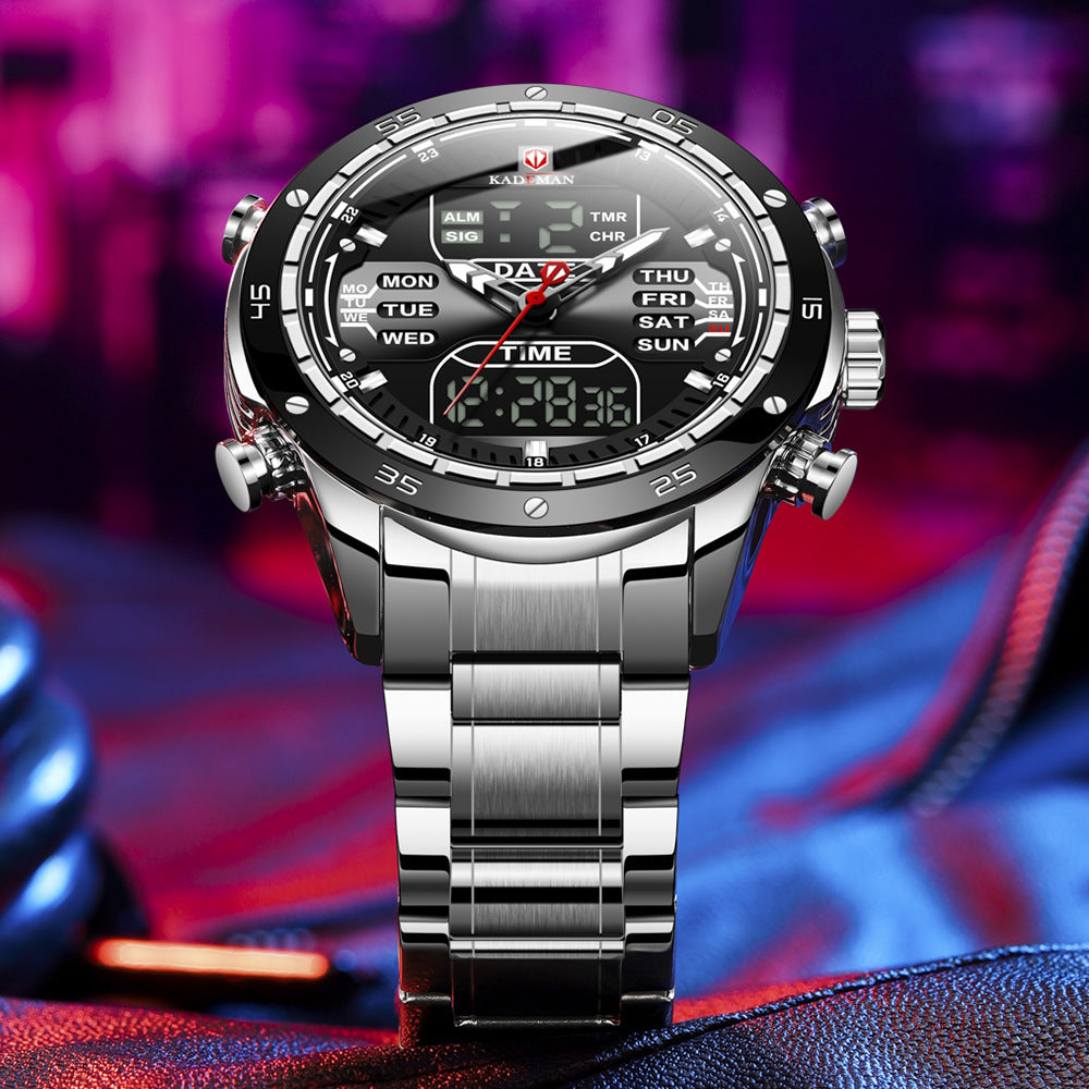 Waterproof Sports Steel Quartz Watch