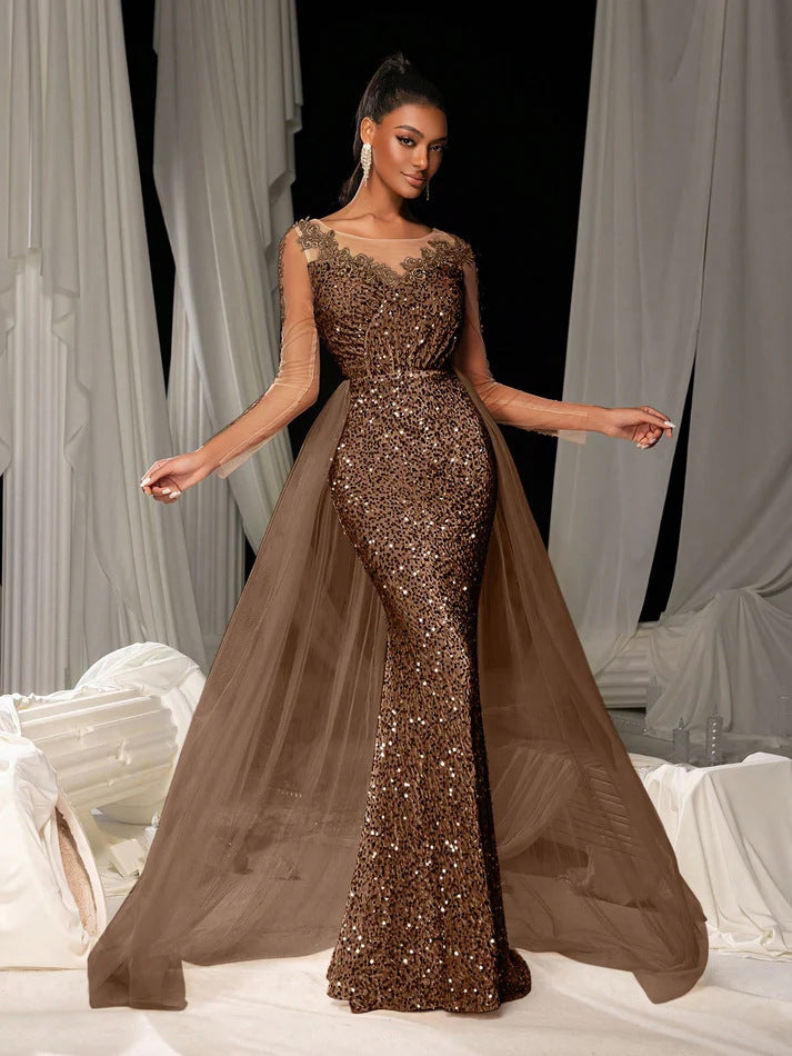 Women's Elegant Evening Lace Dress