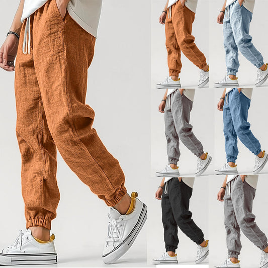 Outdoor Slim Ankle-Tie Sports Pants