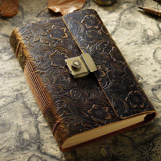 Classic Vintage Cowhide Notebook