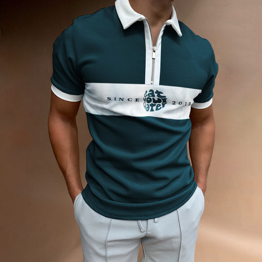 POLO Lapel 3D Pattern Top