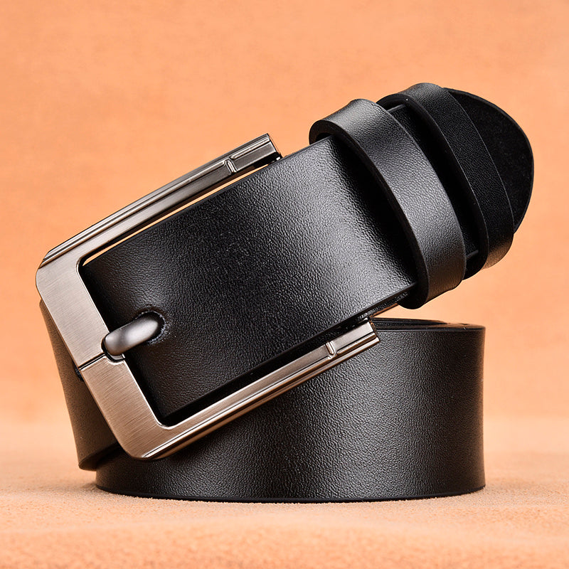 Leather Pin Buckle Casual Belt