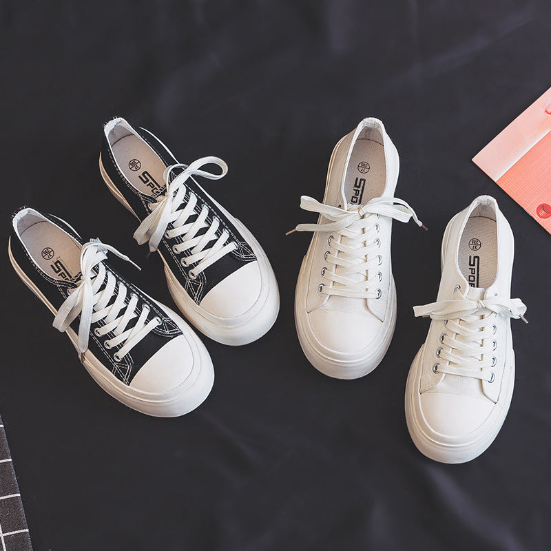 Women’s Low-top Platform Canvas Shoes