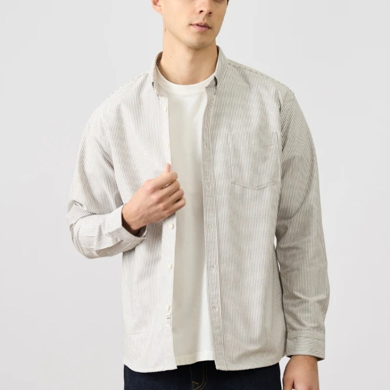 Men’s Vintage Stripe Oxford Shirt