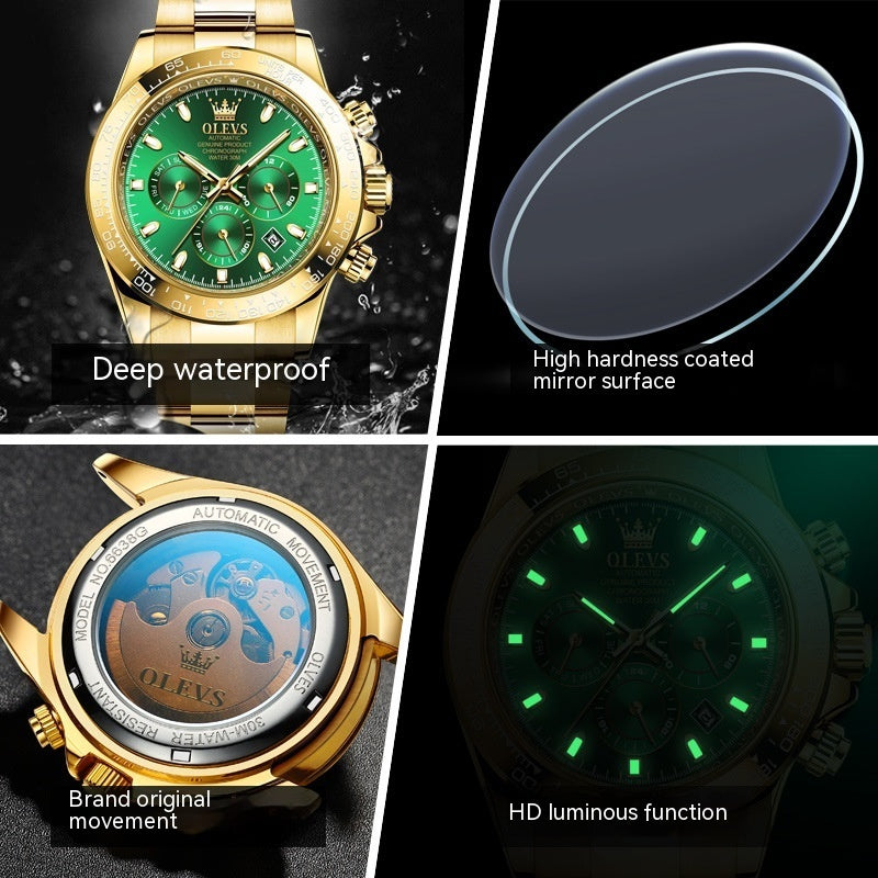 OLEVS Prestige – Men’s Luxury Steel Watch
