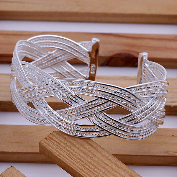 S925 Silver Bangle Bracelet